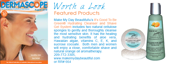 MMDB_Its_Good_To_Be_Green_tm_Dermascope_Magazine_Aug_2015